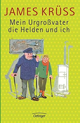 Alle Details zum Kinderbuch Mein Urgroßvater, die Helden und ich: Eine kurzgefasste Heldenkunde in Versen und Geschichten, erfunden und erzählt in mehreren Speicherzimmern von ... von James Krüss (Mein Urgroßvater und ich) und ähnlichen Büchern