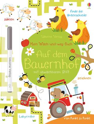 Alle Details zum Kinderbuch Mein Wisch-und-weg-Buch: Auf dem Bauernhof: mit abwischbarem Stift (Meine Wisch-und-weg-Bücher) und ähnlichen Büchern