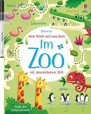 Alle Details zum Kinderbuch Mein Wisch-und-weg-Buch: Im Zoo: mit abwischbarem Stift (Meine Wisch-und-weg-Bücher) und ähnlichen Büchern