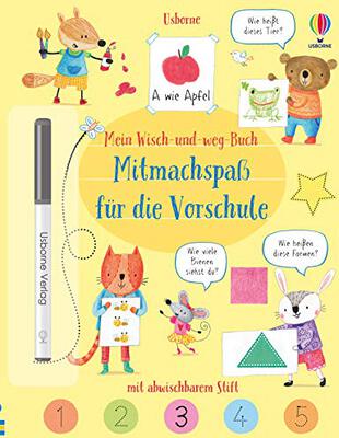 Alle Details zum Kinderbuch Mein Wisch-und-weg-Buch: Mitmachspaß für die Vorschule (Meine Wisch-und-weg-Bücher) und ähnlichen Büchern