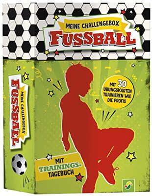 Alle Details zum Kinderbuch Meine Challengebox Fußball - Für Kinder ab 6 Jahren: Mit 30 Übungskarten & Trainingstagebuch trainieren wie die Profis und ähnlichen Büchern