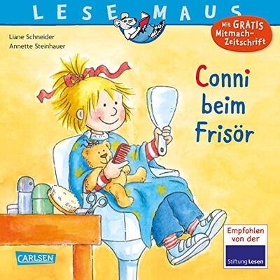 Alle Details zum Kinderbuch LESEMAUS 61: Conni beim Frisör (61) und ähnlichen Büchern