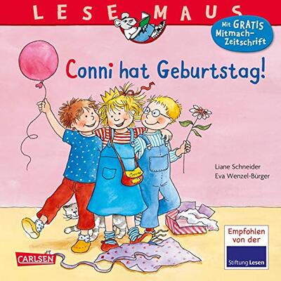 Alle Details zum Kinderbuch LESEMAUS 92: Conni hat Geburtstag! (92) und ähnlichen Büchern