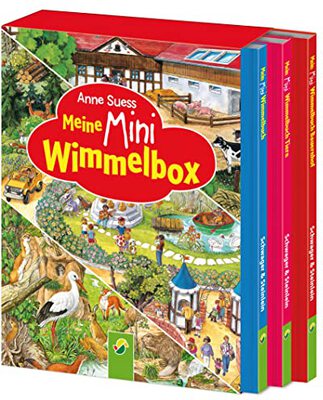 Alle Details zum Kinderbuch Meine Mini-Wimmelbox: 3 Bestseller von Anne Suess im zauberhaften Mini-Schuber. Für Kinder ab 3 Jahren (Wimmelbücher) und ähnlichen Büchern