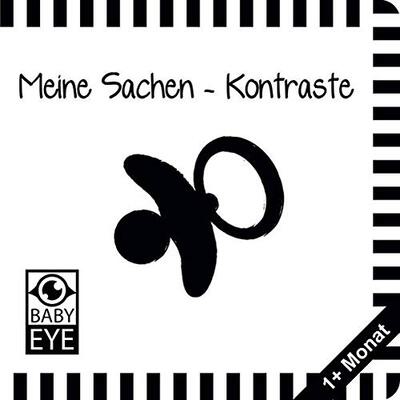 Meine Sachen – Kontraste: Kontrastbuch für Babys · kontrastreiche Bilder angepasst an Babyaugen · Schwarz Weiß Buch für Neugeborene · Mein erstes Bilderbuch · Montessori Buch bei Amazon bestellen