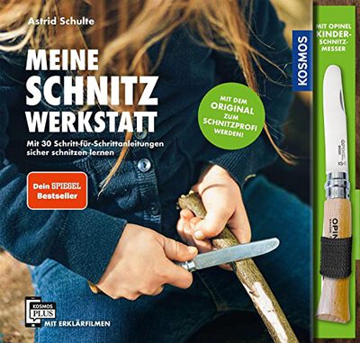 Alle Details zum Kinderbuch Meine Schnitzwerkstatt: Mit 30 Schritt-für-Schrittanleitungen sicher schnitzen lernen - DER SCHNITZBESTSELLER MIT original OPINELMESSER und ähnlichen Büchern