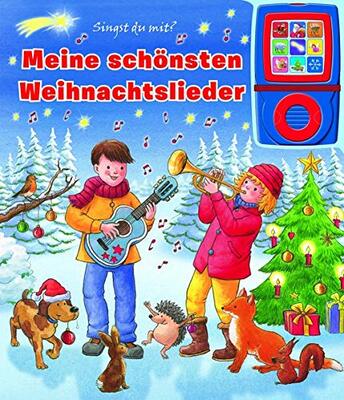 Alle Details zum Kinderbuch Meine schönsten Weihnachtslieder - Pappbilderbuch und abnehmbarer Musikspieler - Liederbuch mit 15 beliebten Kinderliedern und ähnlichen Büchern