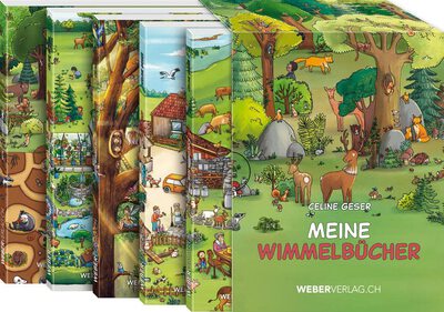 Alle Details zum Kinderbuch Meine Wimmelbücher: 5er-Set mit Schuber und ähnlichen Büchern