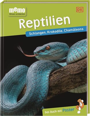 Alle Details zum Kinderbuch memo Wissen entdecken. Reptilien: Schlangen, Krokodile, Chamäleons. Das Buch mit Poster! Für Kinder ab 8 Jahren und ähnlichen Büchern