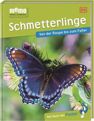 memo Wissen entdecken. Schmetterlinge: Von der Raupe bis zum Falter. Das Buch mit Poster! bei Amazon bestellen