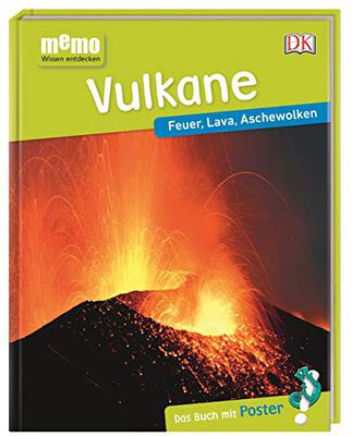 memo Wissen entdecken. Vulkane: Feuer, Lava, Aschewolken. Das Buch mit Poster! bei Amazon bestellen