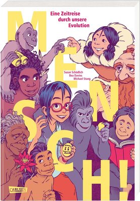 Alle Details zum Kinderbuch MENSCH!: Eine Zeitreise durch unsere Evolution | Comic-Sachbuch für Kinder ab 10 Jahren über die Geschichte der Menschheit und ähnlichen Büchern