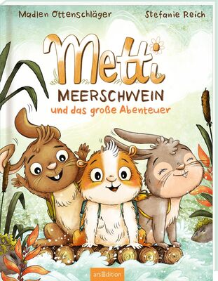 Alle Details zum Kinderbuch Metti Meerschwein und das große Abenteuer: Kinderbuch ab 4, lustige Meerschweinchen-Hasen-Geschichte über gemischte Gefühle, Mut und Freundschaft und ähnlichen Büchern
