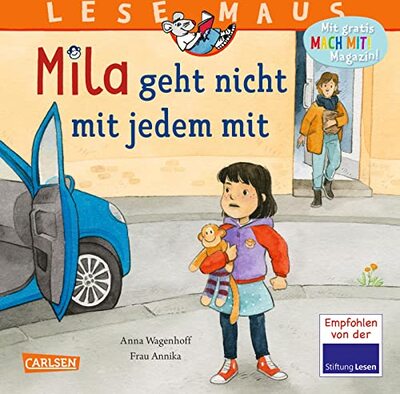 Alle Details zum Kinderbuch LESEMAUS 210: Mila geht nicht mit jedem mit: Grenzen setzen und Nein sagen | Eine ermutigende und liebevoll illustrierte Vorlesegeschichte für Kinder ab 3 (210) und ähnlichen Büchern