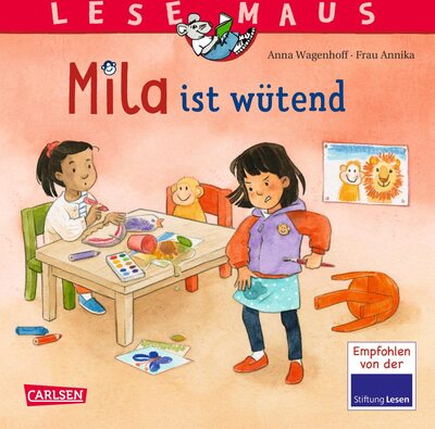 Alle Details zum Kinderbuch LESEMAUS 213: Mila ist wütend: Einfühlsame Geschichte über den Umgang mit Wut | ideal zum gemeinsamen Anschauen und Vorlesen (213) und ähnlichen Büchern