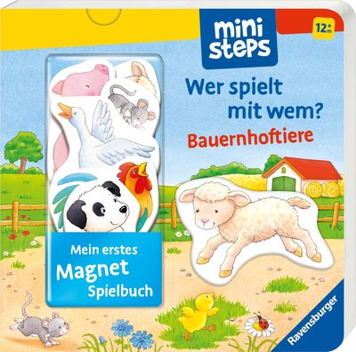Alle Details zum Kinderbuch ministeps: Mein erstes Magnetbuch: Wer spielt mit wem? Bauernhoftiere (ministeps Bücher) und ähnlichen Büchern