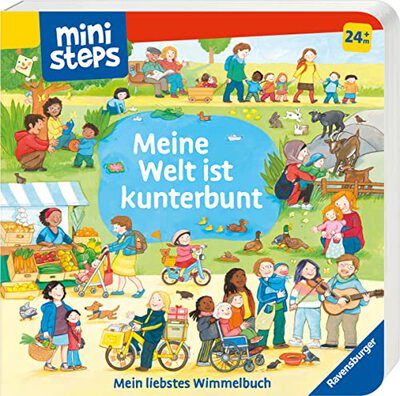 Alle Details zum Kinderbuch ministeps: Meine Welt ist kunterbunt: Mein liebstes Wimmelbuch. Ab 24 Monate (ministeps Bücher) und ähnlichen Büchern