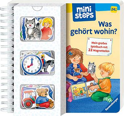 Alle Details zum Kinderbuch ministeps: Was gehört wohin?: Mein großes Spielbuch mit 22 Magnetteilen. Ab 24 Monaten (ministeps Bücher) und ähnlichen Büchern