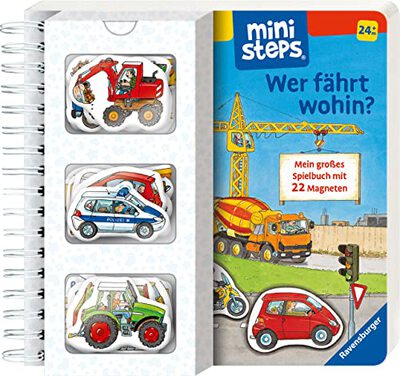 Alle Details zum Kinderbuch ministeps: Wer fährt wohin?: Mein großes Spielbuch mit 22 Magnetteilen. Ab 24 Monaten (ministeps Bücher) und ähnlichen Büchern