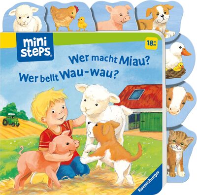 Alle Details zum Kinderbuch ministeps: Wer macht Miau? Wer bellt Wau-wau?: Ab 18 Monaten (ministeps Bücher) und ähnlichen Büchern