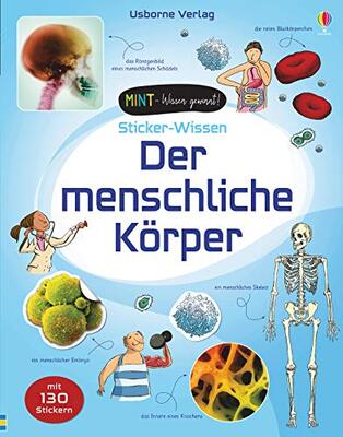 Alle Details zum Kinderbuch MINT - Wissen gewinnt! Sticker-Wissen: Der menschliche Körper (MINT-Wissen-gewinnt-Reihe) und ähnlichen Büchern