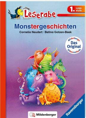 Alle Details zum Kinderbuch Monstergeschichten - Leserabe 1. Klasse - Erstlesebuch für Kinder ab 6 Jahren (Leserabe mit Mildenberger Silbenmethode) und ähnlichen Büchern