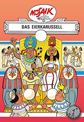 Alle Details zum Kinderbuch Mosaik von Hannes Hegen: Das Eierkarussell, Bd. 1 (Mosaik von Hannes Hegen - Erfinderserie) und ähnlichen Büchern