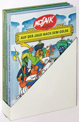 Alle Details zum Kinderbuch Mosaik von Hannes Hegen: Wie alles begann: Dreibändige Buchausgabe der Hefte 1 bis 12 und ähnlichen Büchern