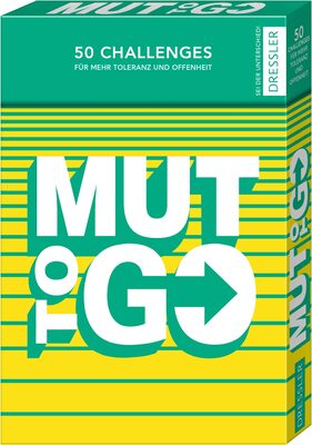 Alle Details zum Kinderbuch Mut to go: 50 Challenges für mehr Toleranz und Offenheit und ähnlichen Büchern