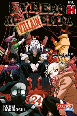 Alle Details zum Kinderbuch My Hero Academia 24: Abenteuer und Action in der Superheldenschule | Mit Glow-in-the-Dark-Effekt auf dem Cover – nur in der 1. Auflage! und ähnlichen Büchern