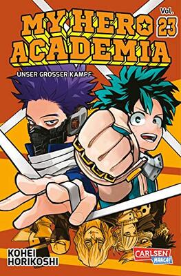 Alle Details zum Kinderbuch My Hero Academia 23: Abenteuer und Action in der Superheldenschule | Mit Glow-in-the-Dark-Effekt auf dem Cover – nur in der 1. Auflage! und ähnlichen Büchern