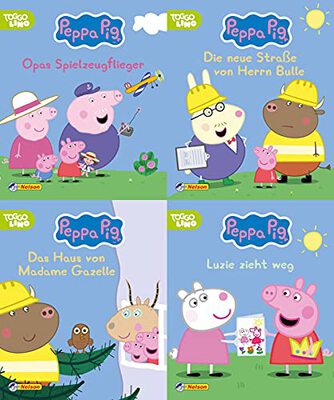 Alle Details zum Kinderbuch Nelson Mini-Bücher: 4er Peppa Pig 17-20 und ähnlichen Büchern