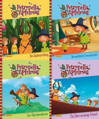 Alle Details zum Kinderbuch Nelson Mini-Bücher: 4er Petronella Apfelmus 1-4: 4 Geschichten zum Vorlesen für Kinder ab 3 und ähnlichen Büchern