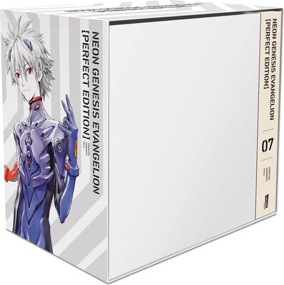 Neon Genesis Evangelion - Perfect Edition, Band 7 im Sammelschuber mit Extras (limitierte Edition): Neue Edition in 7 Sammelbänden des ... Rettung der Menschheit Kampfroboter steuern. bei Amazon bestellen