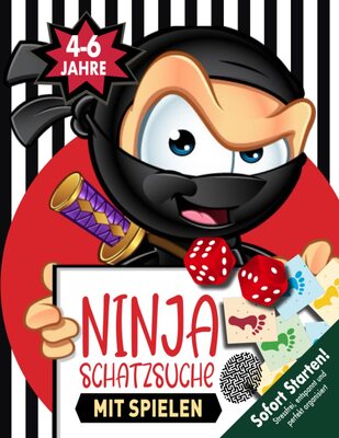 Alle Details zum Kinderbuch Ninja Schatzsuche Kindergeburtstag 4-6 Jahre: Findet den Schatz der Ninjas, der aus dem Tempel gestohlen wurde!Kreative, startklare Schnitzeljagd. (Bravo Schatzsuche) und ähnlichen Büchern