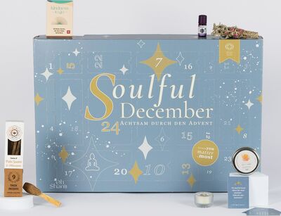 Alle Details zum Kinderbuch Oh Shanti® Selfcare Advent Calendar 2024 | 24 High-Quality Products for Self-Care Including an Affirmation Card in Each Tart | Natural Cosmetics, Candles, Gemstones & More | 100% Vegan, Beige und ähnlichen Büchern