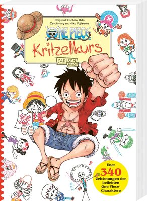 One Piece Kritzelkurs: Mehr als 340 niedliche Piraten-Illustrationen, die jeder zeichnen kann! | Das perfekte Geschenk für Fans! bei Amazon bestellen