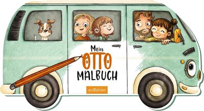 Alle Details zum Kinderbuch Mein OTTO-Malbuch: 20 Malvorlagen für unterwegs | Ausmalbuch ab 4 Jahren für alle Vanlife-Fans & Camperkinder und ähnlichen Büchern