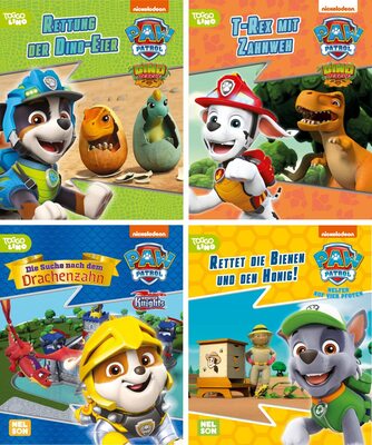 Alle Details zum Kinderbuch Nelson Mini-Bücher: 4er PAW Patrol 21-24: PAWtastische neue Einsätze im Mitnahmeformat (ab 3 Jahren) | (ab 3 Jahren) und ähnlichen Büchern