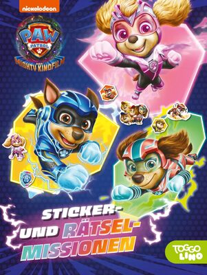 PAW Patrol - Der Mighty Kinofilm: Sticker- und Rätsel-Missionen: Bunte Sticker und coole Rätsel zum neuen Kinofilm | (ab 4 Jahren) bei Amazon bestellen