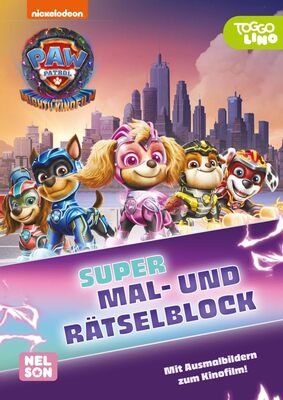 Alle Details zum Kinderbuch PAW Patrol - Der Mighty Kinofilm: Super Mal- und Rätselblock: Coole Ausmalbilder und Rätsel zum neuen Kinofilm | (ab 3 Jahren) und ähnlichen Büchern