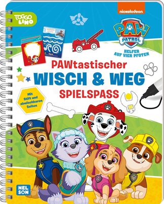 Alle Details zum Kinderbuch PAW Patrol: PAWtastischer Wisch & Weg Spielspaß: mit abwischbaren Seiten und Stift | Buch zum spielerischen Lernen (ab 4 Jahren) und ähnlichen Büchern