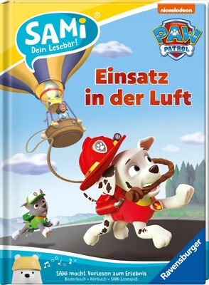 Alle Details zum Kinderbuch SAMi - Paw Patrol - Einsatz in der Luft (SAMi - dein Lesebär) und ähnlichen Büchern