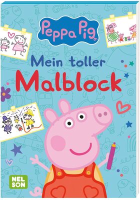 Alle Details zum Kinderbuch Peppa: Mein toller Malblock: Mit Ausmalbildern | Kinderbeschäftigung ab 3 (Peppa Pig) und ähnlichen Büchern