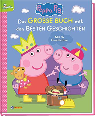 Peppa Pig: Das große Buch mit den besten Geschichten: Mit 16 Vorlesegeschichten | Für Kinder ab 3 Jahren, Mit 16 Vorlesegeschichten bei Amazon bestellen