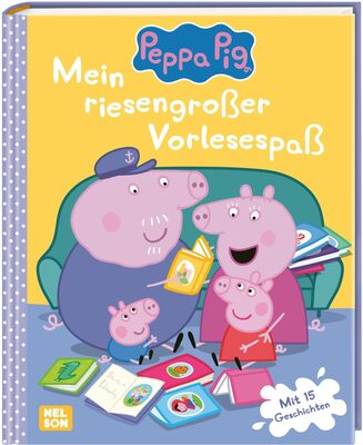 Alle Details zum Kinderbuch Peppa Pig: Mein riesengroßer Vorlesespaß: Mit 15 Geschichten | Vorlesen ab 3 Jahren und ähnlichen Büchern