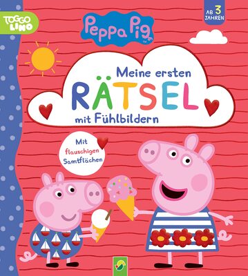 Alle Details zum Kinderbuch Peppa Pig Meine ersten Rätsel mit Fühlbildern: Peppa Wutz Rätselbuch mit weichen Samtflächen zum Fühlen und Entdecken: Rätsel ohne Text. Ideale Förderung für Kinder ab 3 Jahren und ähnlichen Büchern