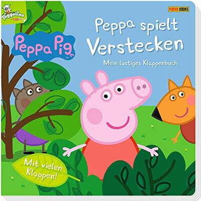 Alle Details zum Kinderbuch Peppa Pig: Peppa spielt Verstecken - Mein lustiges Klappenbuch: Pappbilderbuch mit Klappen und ähnlichen Büchern