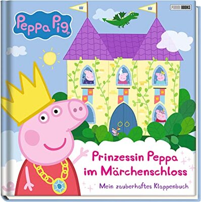 Alle Details zum Kinderbuch Peppa Pig: Prinzessin Peppa im Märchenschloss - Mein zauberhaftes Klappenbuch: Pappbilderbuch mit Klappen und ähnlichen Büchern