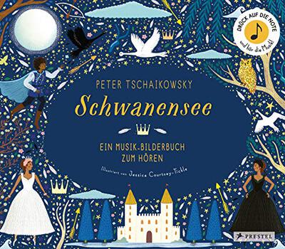 Alle Details zum Kinderbuch Peter Tschaikowsky. Schwanensee: Ein Musik-Bilderbuch zum Hören mit 10 Soundmodulen (Prestel junior Sound-Bücher, Band 4) und ähnlichen Büchern